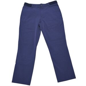 Puma Men's Golf Pants Waist Size 32 Length Approx 27 Navy Blue EUC